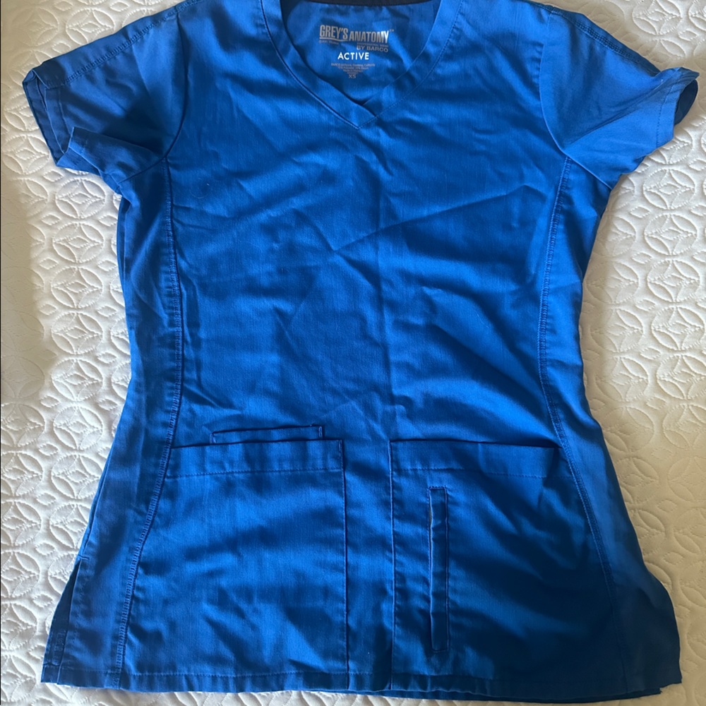 Blue Grey’s Anatomy scrub top